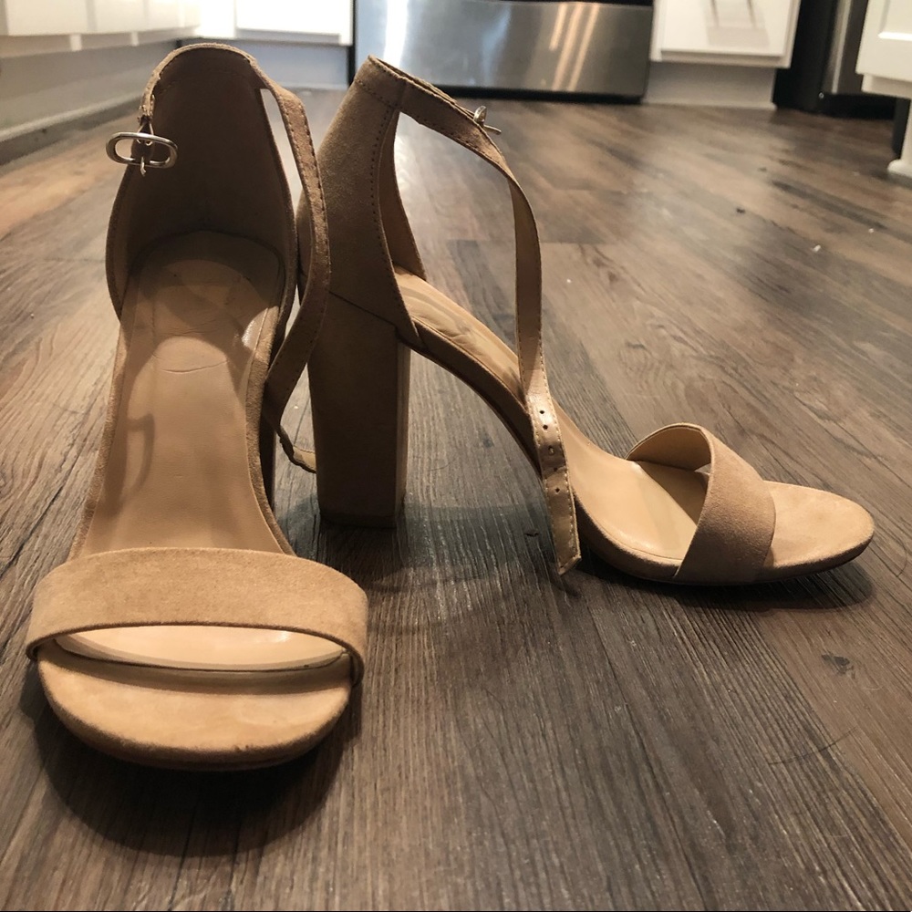 Nude Strappy Heels